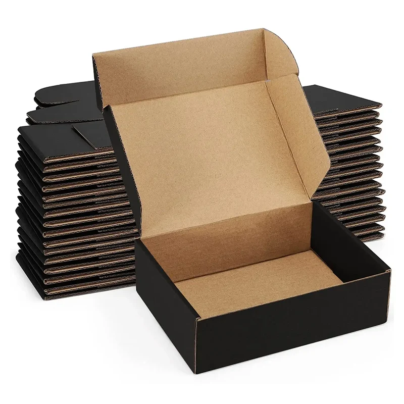 Scatola di spedizione postale Kraft nera