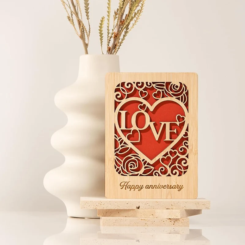 Dolce biglietto da lettera d'amore