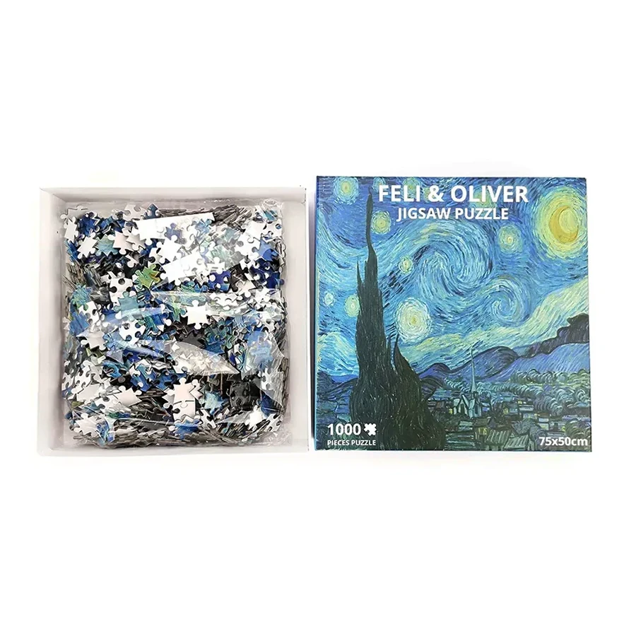 Puzzle con pittura a olio di Van Gogh