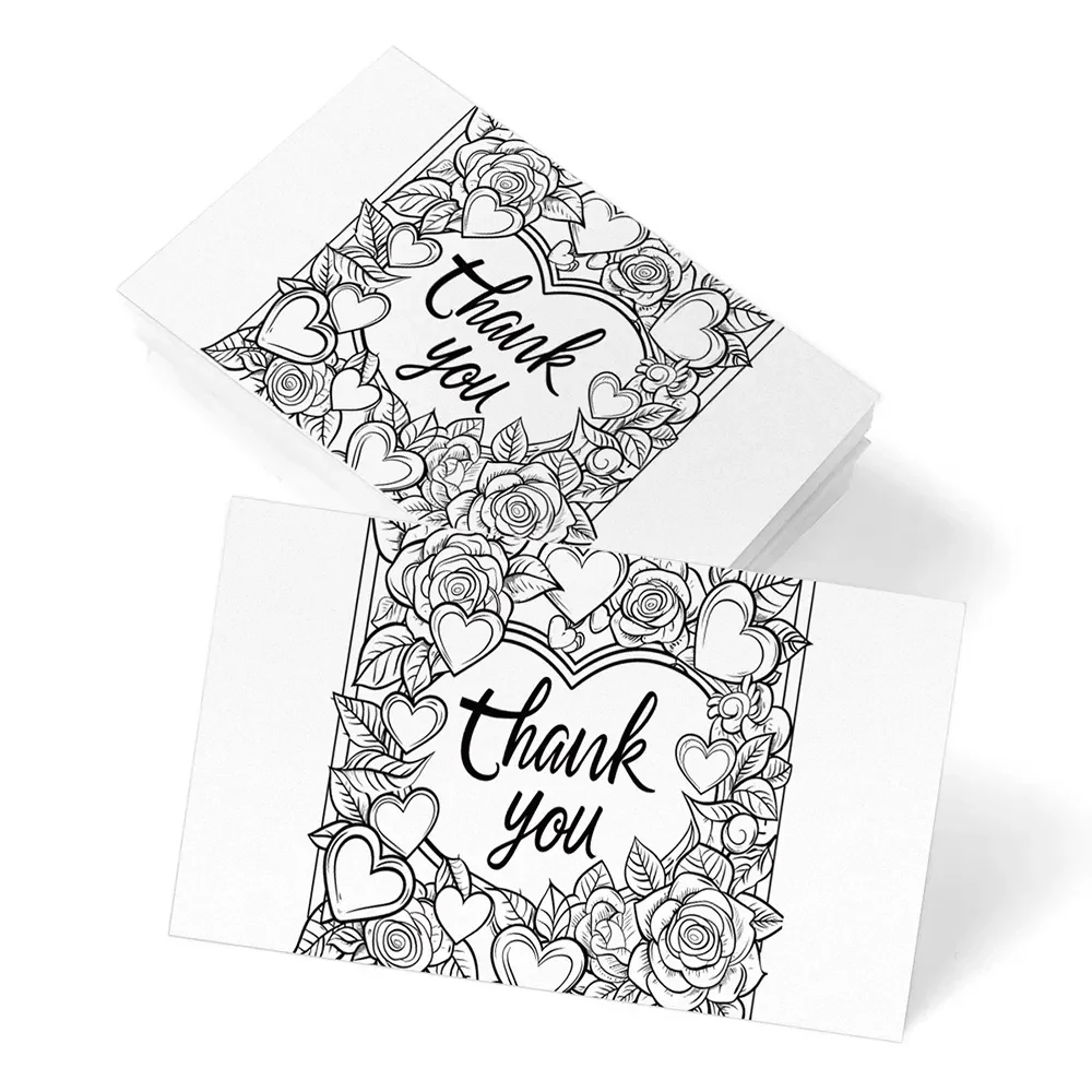Vivid Olographic Thanks Card